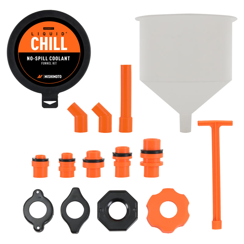 Mishimoto No-Spill Coolant Funnel Kit 15pc Set-thumbmail-4