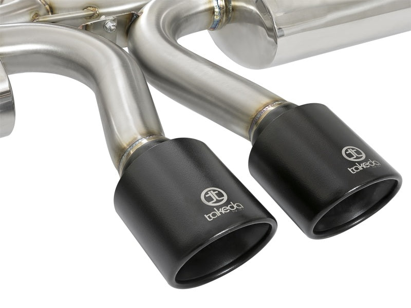 aFe Takeda 3in 304 SS Cat-Back Exhaust w/ Dual Center Black Tips 17+ Honda Civic Si (2dr) I4 1.5L-thumbmail-10