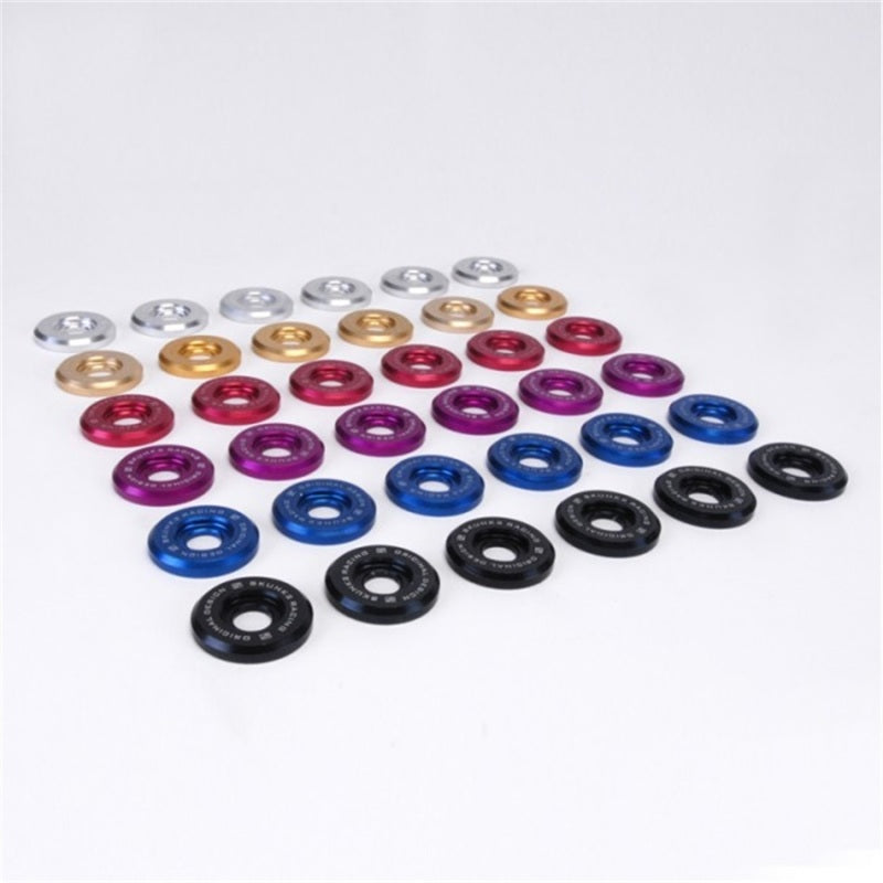 Skunk2 Small Fender Black Anodized Washer Kit (6 Pcs.)-thumbmail-6