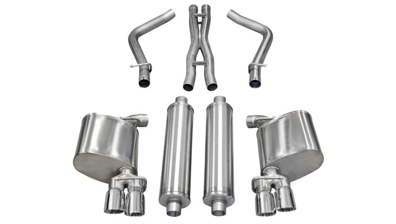 Corsa 11-13 Dodge Charger R/T 5.7L V8 Polished Xtreme Cat-Back Exhaust-thumbmail-2