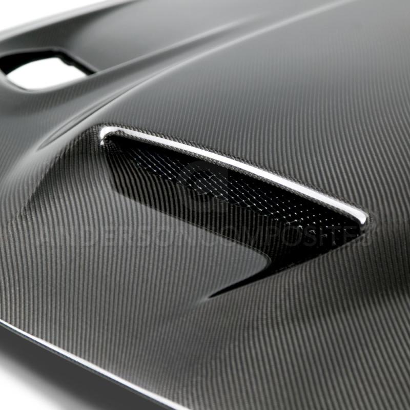 Anderson Composites 15-16 Dodge Challenger Hellcat Carbon Fiber Hood-thumbmail-5