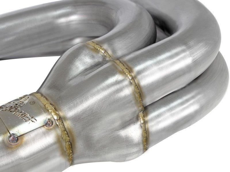 aFe 12-17 Toyota 86 / FRS / BRZ Twisted Steel 304 Stainless Steel Long Tube Header w/ Cat-thumbmail-5