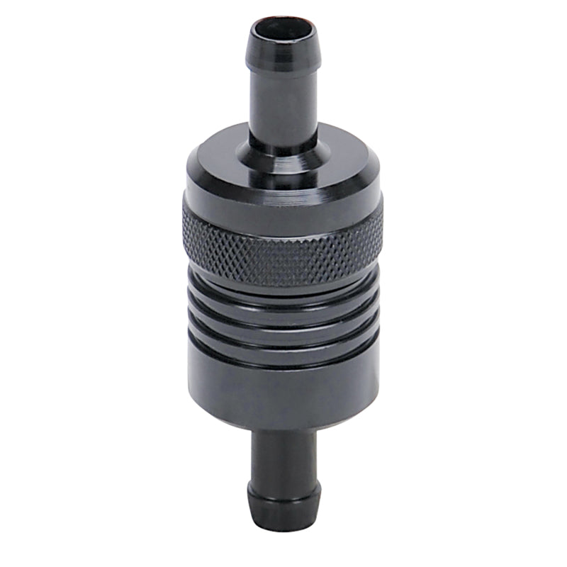 Russell Performance Black Street Fuel Filter (3in Length 1-1/8in diameter 3/8in inlet/outlet)-thumbmail-2