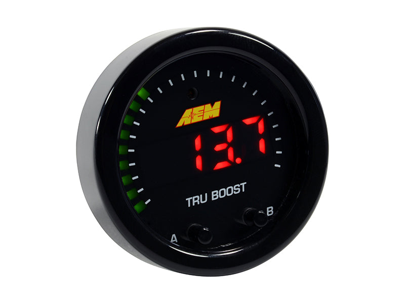 AEM X-Series Tru-Boost Controller Gauge w/ Boost Control Solenoid 80PSIg Internal MAP Sensor-thumbmail-5
