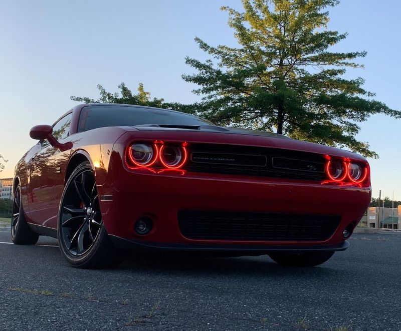 Oracle 15-21 Dodge Challenger Dynamic Surface Mount Headlight Halo Kit - ColorSHIFT - Dynamic-thumbmail-25