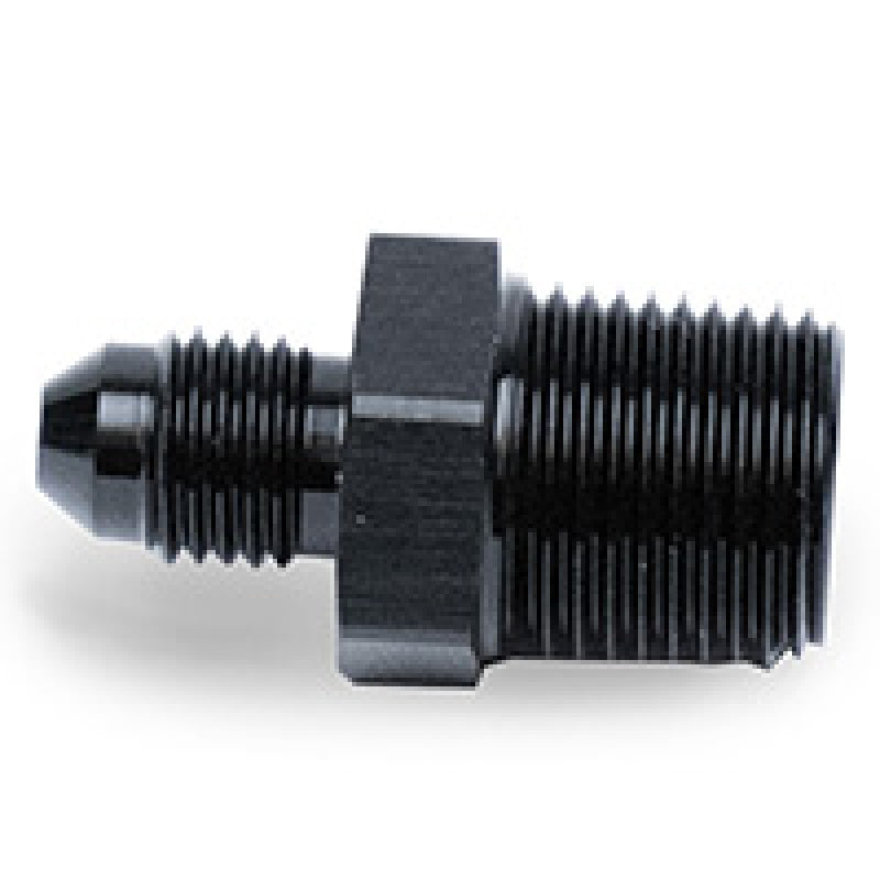 Snow Performance 3/8in NPT to 4AN Straight Water Fitting (Black)-thumbmail-2