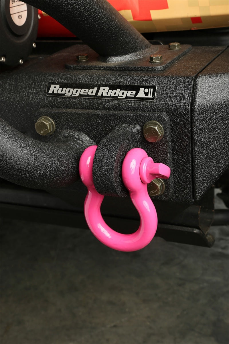 Rugged Ridge Pink 3/4in D-Ring Shackles-thumbmail-4