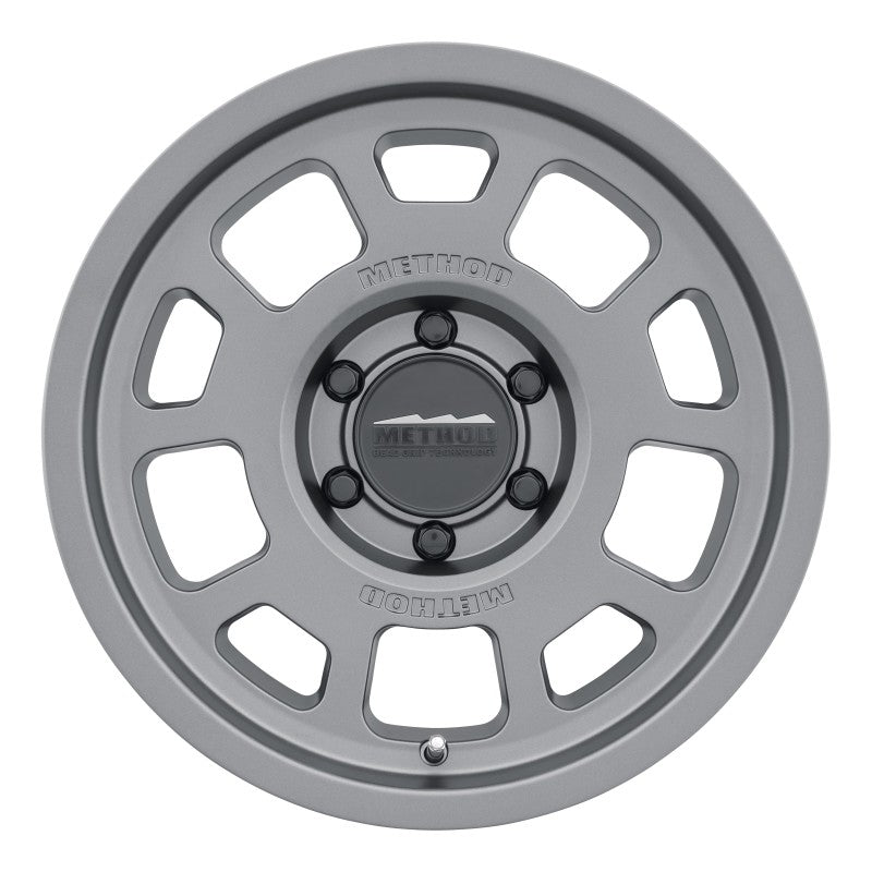 Method MR705 17x8.5 0mm Offset 6x5.5 106.25mm CB Titanium Wheel-thumbmail-2