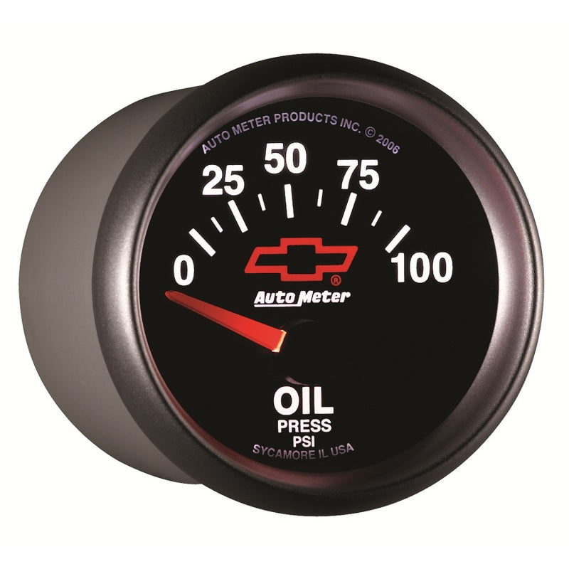 Autometer Oil Pressure 2-1/16, 0-100 PSI - Red Bowtie-thumbmail-5