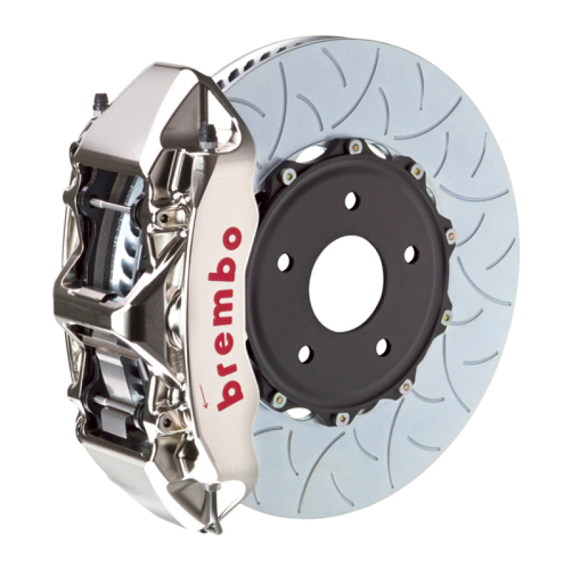 Brembo 11-23 Charger w/V8 Exc AWD/SRT8 Fr GTR BBK 6Pis Billet 380x34 2pc Rtr Slot Type3-Nickel-thumbmail-1