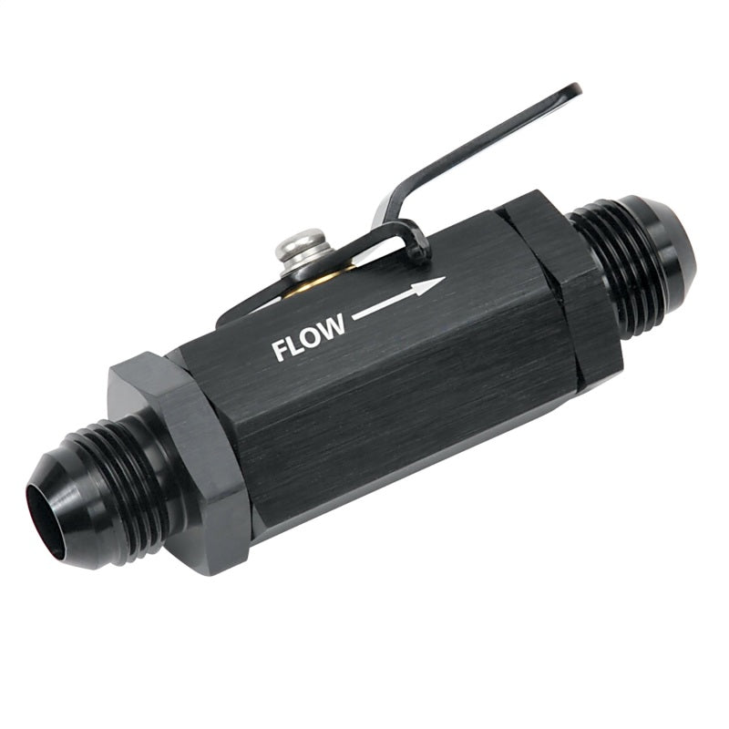 Russell Performance Shutoff Valve -10 AN Male Black Finish-thumbmail-3