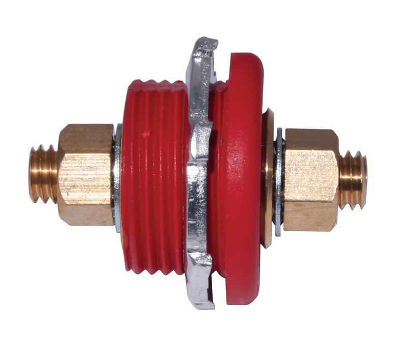 Moroso Thru-Panel Connector - Red - Single-thumbmail-1