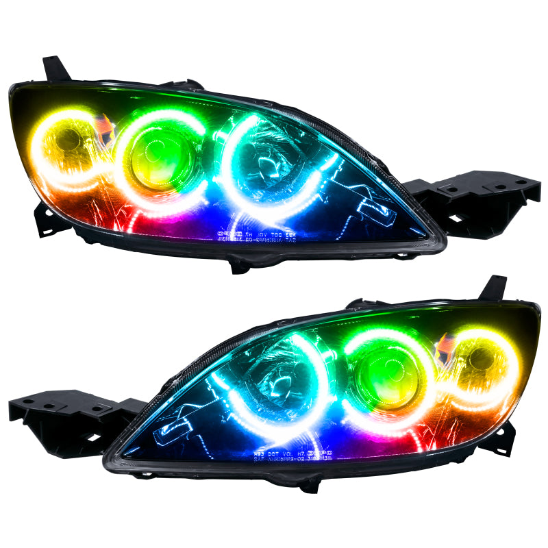 Oracle 04-09 Mazda 3 SMD HL - 4DR - Halogen Style - ColorSHIFT w/o Controller-thumbmail-7