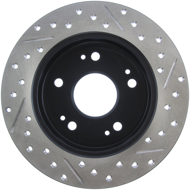 StopTech 06-09 Honda Civic Ex/Si Slotted & Drilled Right Rear Rotor-thumbmail-14