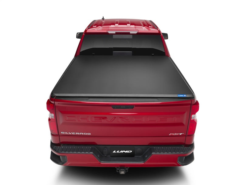 Lund 04-12 Chevy Colorado (5ft. Bed) Genesis Tri-Fold Tonneau Cover - Black-thumbmail-8