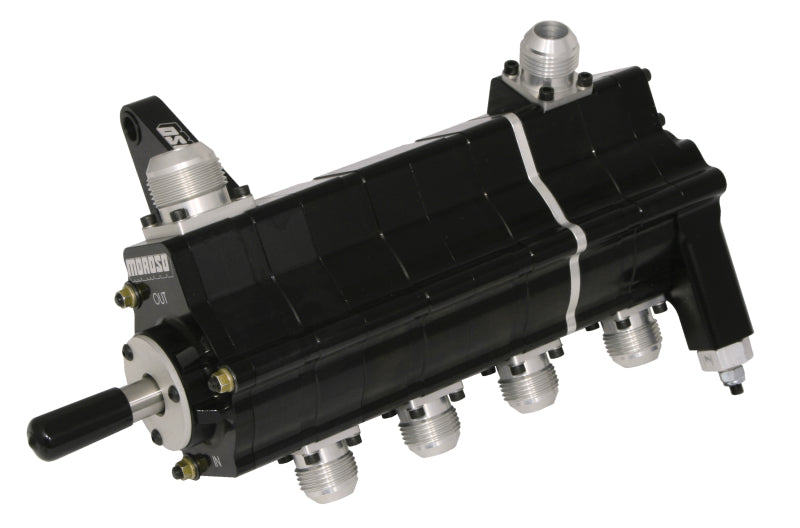 Moroso Black Series Dragster 4 Stage Dry Sump Oil Pump - Left Side - .875 Pressure-thumbmail-1