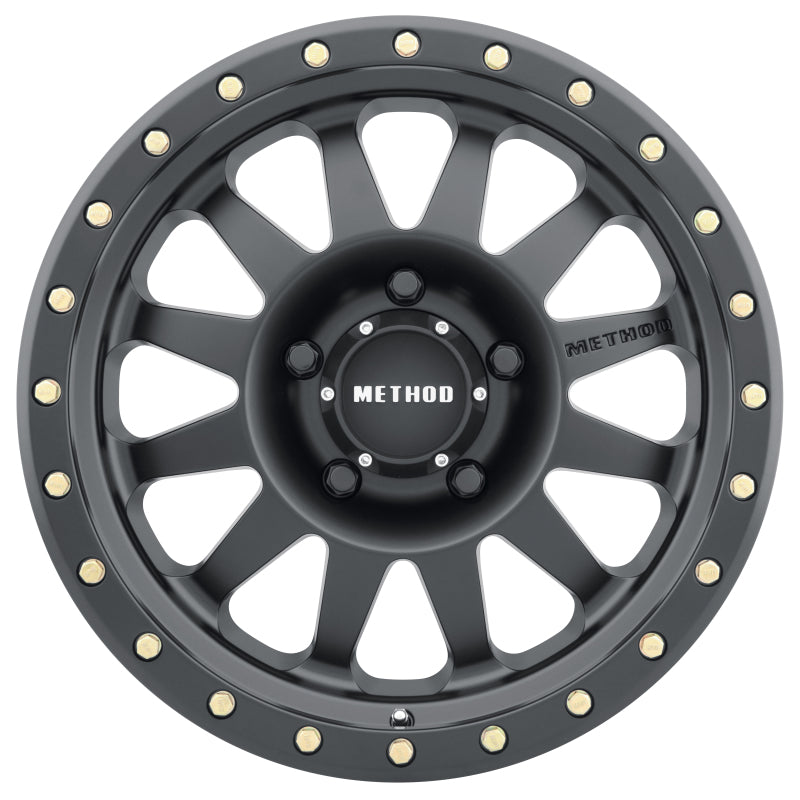 Method MR304 Double Standard 15x8 -24mm Offset 5x4.5 83mm CB Matte Black Wheel-thumbmail-2