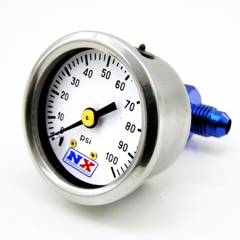 Nitrous Express Fuel Pressure Gauge (0-100 PSI w/Manifold)-thumbmail-2