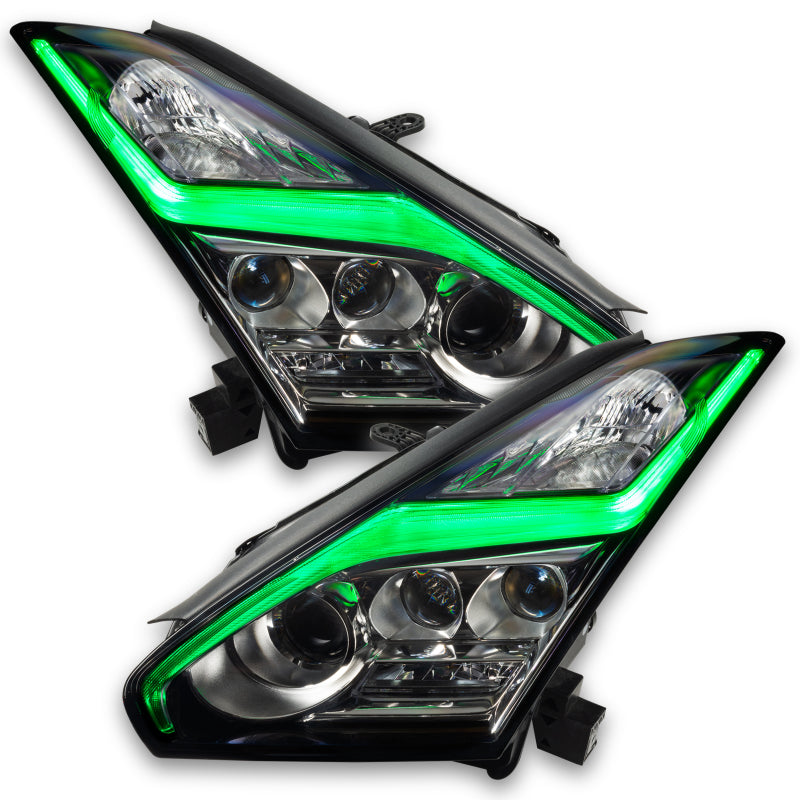 Oracle 15-21 Nissan GT-R RGB+W (Lightning Bolt) Headlight DRL Upgrade Kit - ColorSHIFT-thumbmail-15