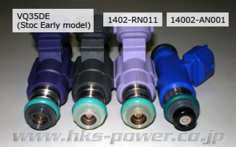 HKS 350z / 370z / G35 / G37 Top Feed High Impedance 545cc Fuel Injector (Only One Injector)-thumbmail-3