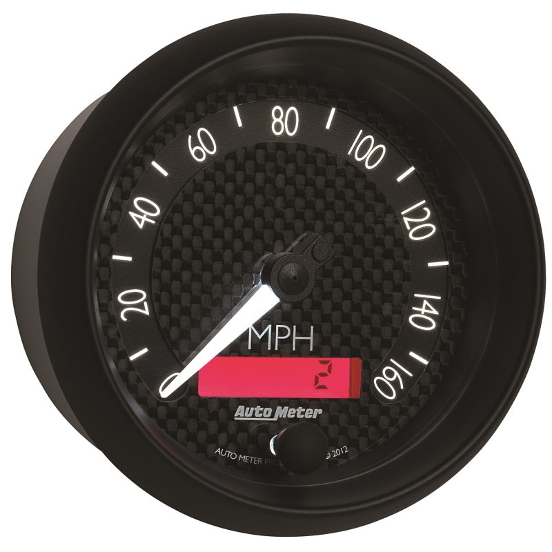 Autometer GT Series 3-3/8in In Dash 0-160 MPH Electronic Programmable Speedometer-thumbmail-6