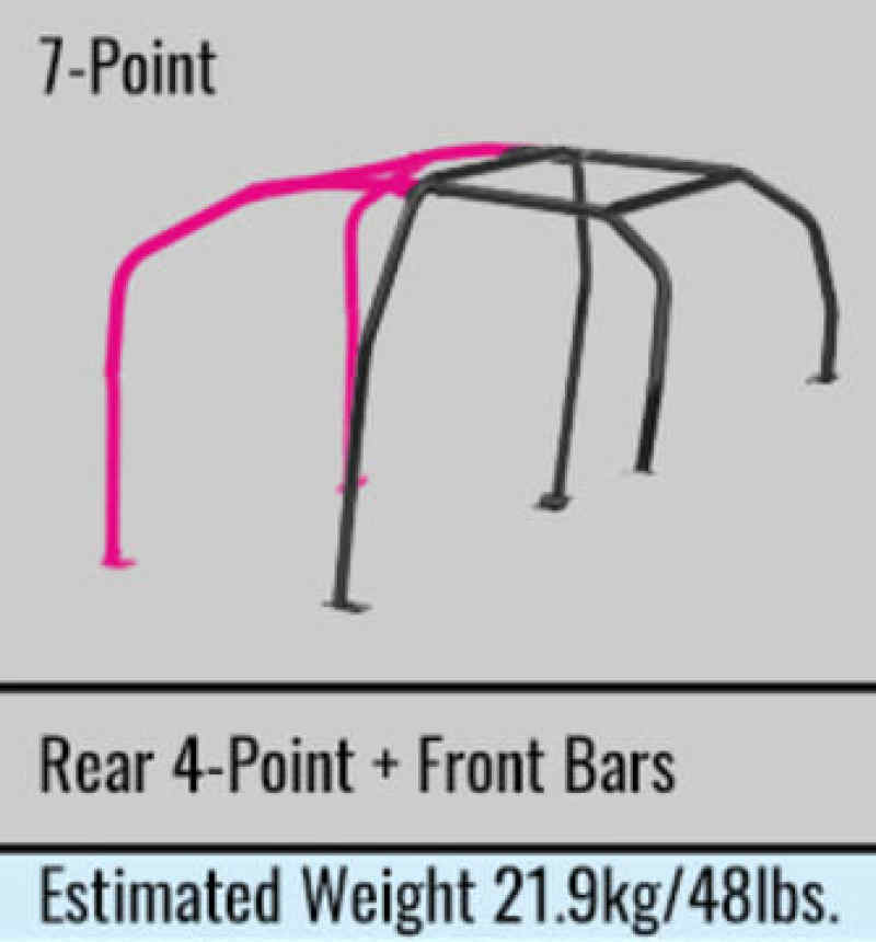 Cusco Chro-moly Roll Cage Through Dash 7 Point CP9A (S/O / No Cancel)-thumbmail-1