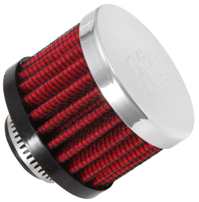 K&N 0.625 inch ID 2 inch OD 1.5 inch H Clamp On Crankcase Vent Filter-thumbmail-4