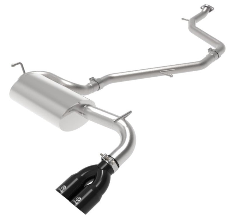 aFe Takeda 18-21 Toyota C-HR 2.0L 2.5in 304 Stainless Steel Cat-Back Exhaust w/ Black Tip-thumbmail-3