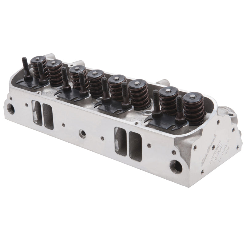 Edelbrock Cylinder Head Pontiac Performer D-Port 72cc Chambers for Hydraulic Roller Cam Complete-thumbmail-16
