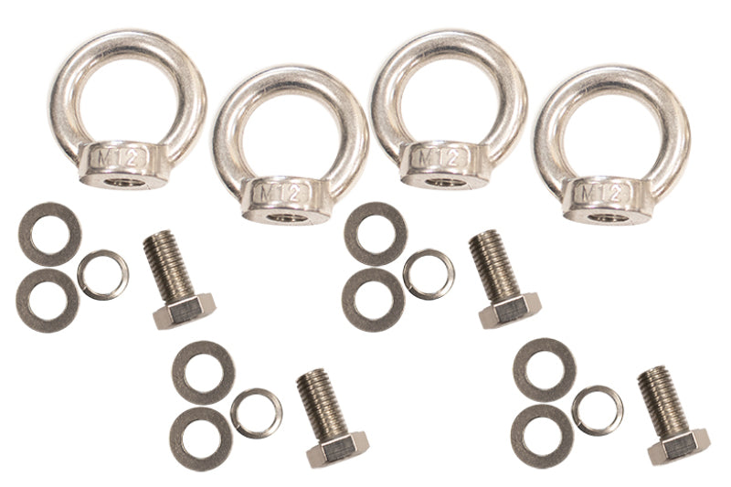Fishbone Offroad Jeep Storage/Bed Rack Tie Down Kit Stainless Steel-thumbmail-2