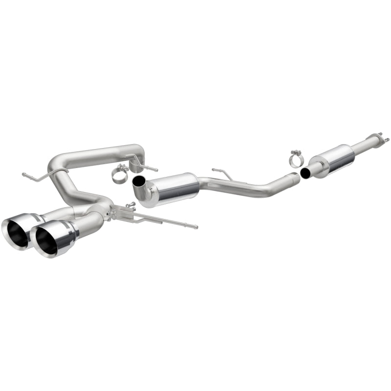 MagnaFlow 13 Ford Focus 2.0L Turbocharged ST Dual Center Rear Exit Stainless Cat Back Perf Exhaust-thumbmail-2