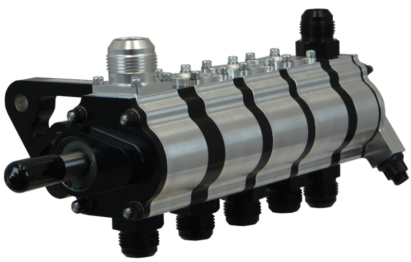 Moroso 5 Stage Dry Sump Oil Pump w/Fuel Pump Drive - Tri-Lobe - Left Side - 1.200 Pressure-thumbmail-1