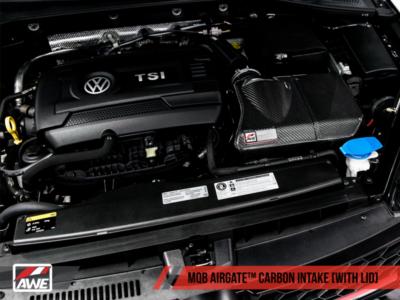 AWE Tuning Audi / Volkswagen MQB 1.8T/2.0T/Golf R Carbon Fiber AirGate Intake w/ Lid-thumbmail-15