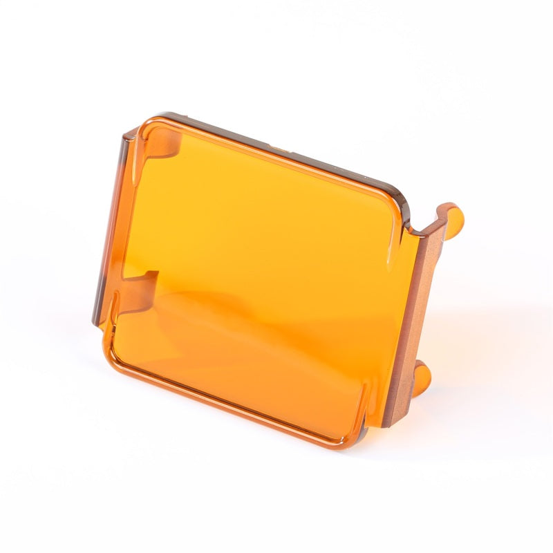 Rugged Ridge 3 Inch Square LED Light Cover Amber-thumbmail-2