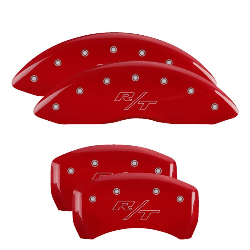 MGP 4 Caliper Covers Engraved Front & Rear Vintage Style/RT Red finish silver ch-thumbmail-3
