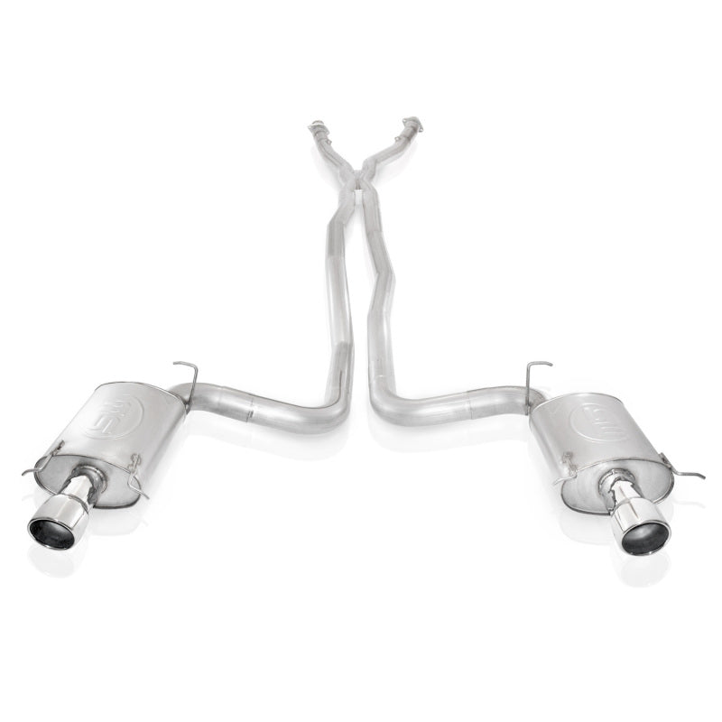 Stainless Works 2004-07 Cadillac CTS-V 3in Exhaust X-Pipe Chambered Mufflers 4in Tips-thumbmail-2