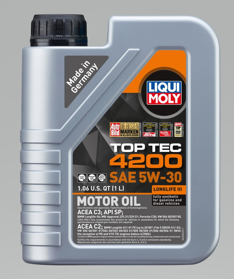 LIQUI MOLY 1L Top Tec 4200 Motor Oil 5W30-thumbmail-2