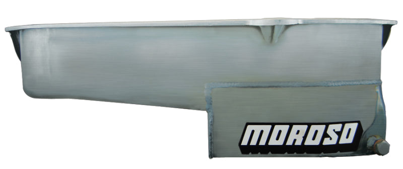 Moroso Pre-80 Chevrolet Small Block (w/Driver Side Dipstick) Wet Sump 7qt 7.5in Steel Oil Pan-thumbmail-1