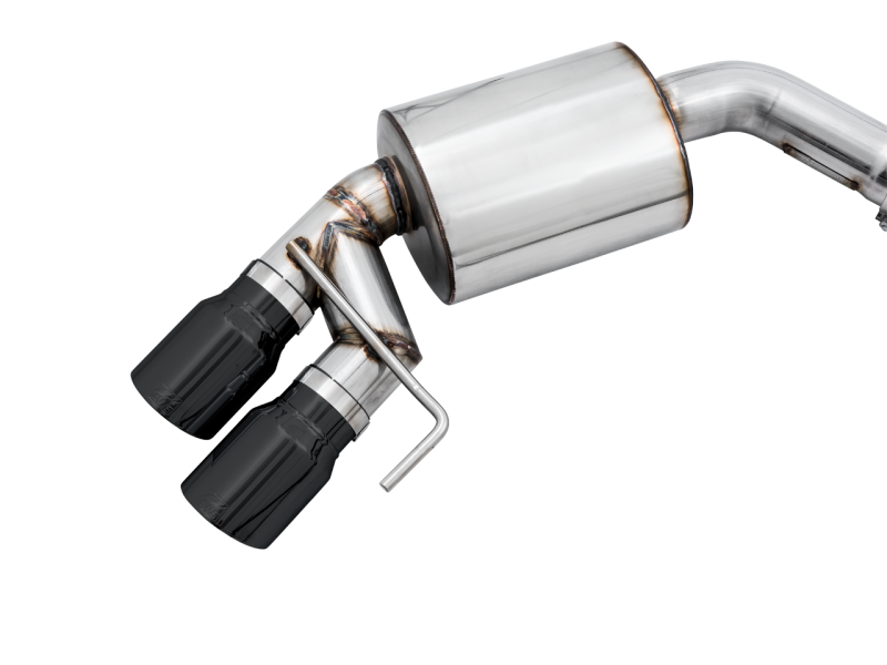 AWE Tuning 2018+ Ford Mustang GT (S550) Cat-back Exhaust - Touring Edition (Quad Diamond Black Tips)-thumbmail-9