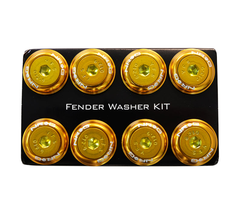 NRG Fender Washer Kit w/Color Matched M8 Bolt Rivets For Plastic (Rose Gold) - Set of 8-thumbmail-4