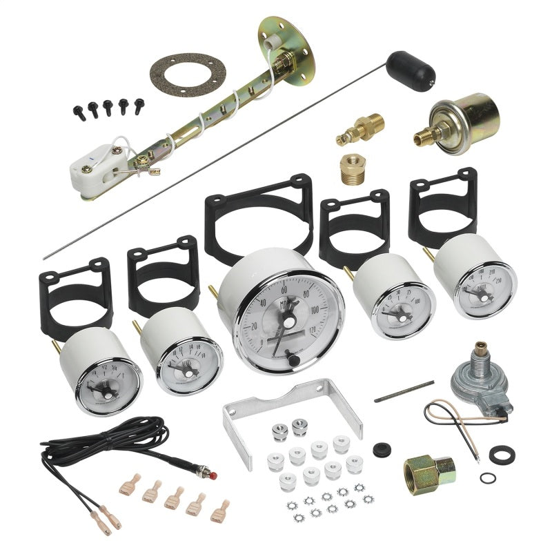 Autometer Prestige Series Pearl 5 Piece Gauge Kit-thumbmail-2