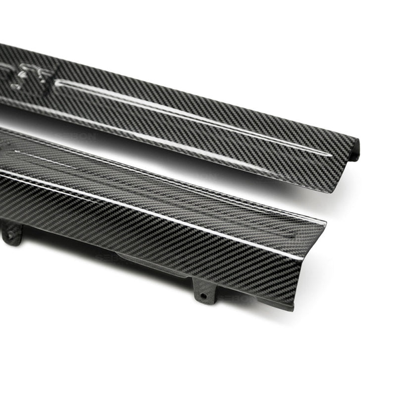 Seibon 09-10 Nissan GTR R35 OEM Style Carbon Fiber Door Sills (Pair)-thumbmail-4