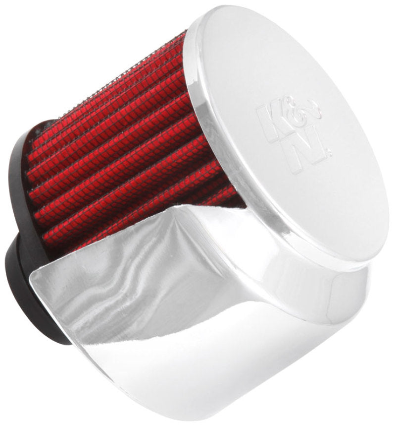K&N 1in Flange L x 3in OD x 2.5in Height Clamp On Crankcase Vent Filter-thumbmail-2