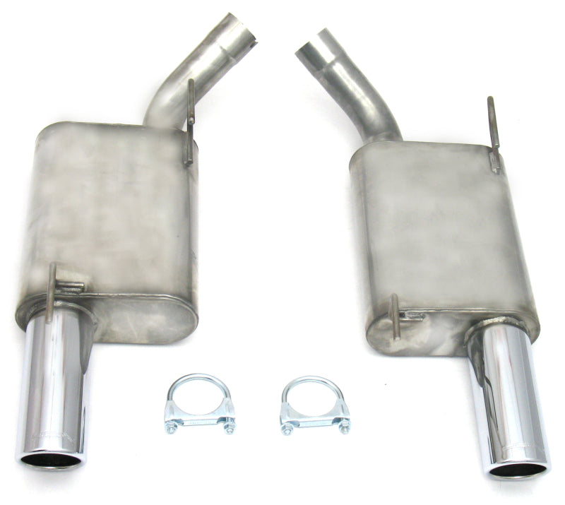 JBA 07-10 Ford Mustang GT/GT500 4.6L/5.4L 409SS Dual 3.5in Rear Exit Axle Back Exhaust-thumbmail-2