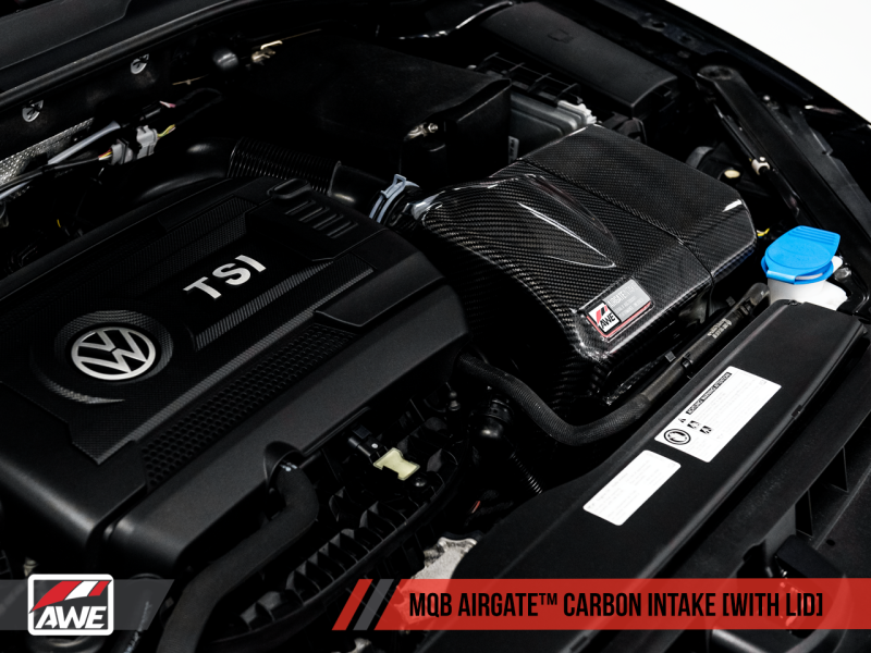 AWE Tuning Audi / Volkswagen MQB 1.8T/2.0T/Golf R Carbon Fiber AirGate Intake w/ Lid-thumbmail-16