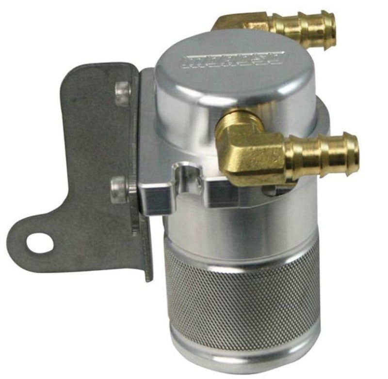 Moroso 06-Up Dodge Charger/Challenger 6.1L Air/Oil Separator Catch Can - Small Body - Billet Alum-thumbmail-1