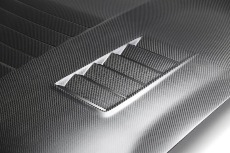 Anderson Composites 15-19 Ford Mustang Shelby GT350 Type-CR Double Sided Carbon Fiber Hood-thumbmail-8