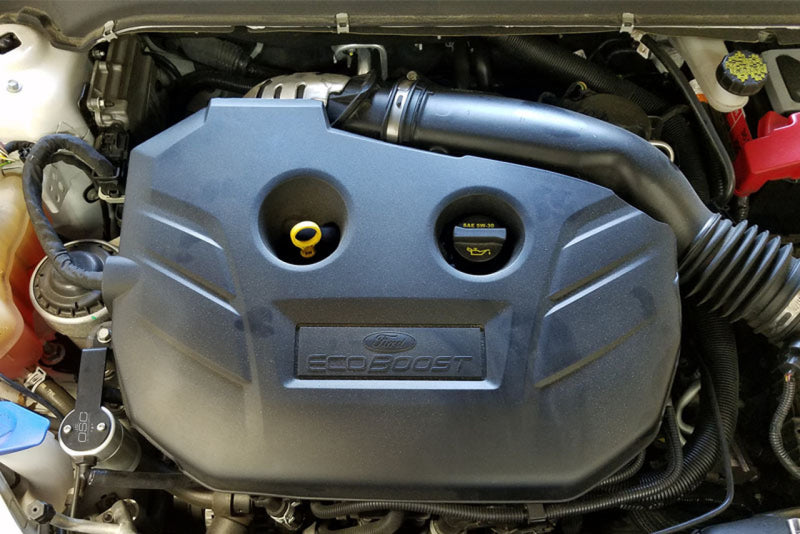 J&L 13-18 Ford Fusion 2.0L EcoBoost Passenger Side Oil Separator 3.0 - Clear Anodized-thumbmail-3