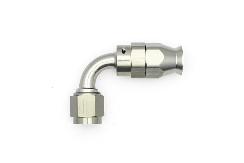 DeatschWerks 6AN Female Swivel 90-Degree Hose End PTFE (Incl. 1 Olive Insert)-thumbmail-3