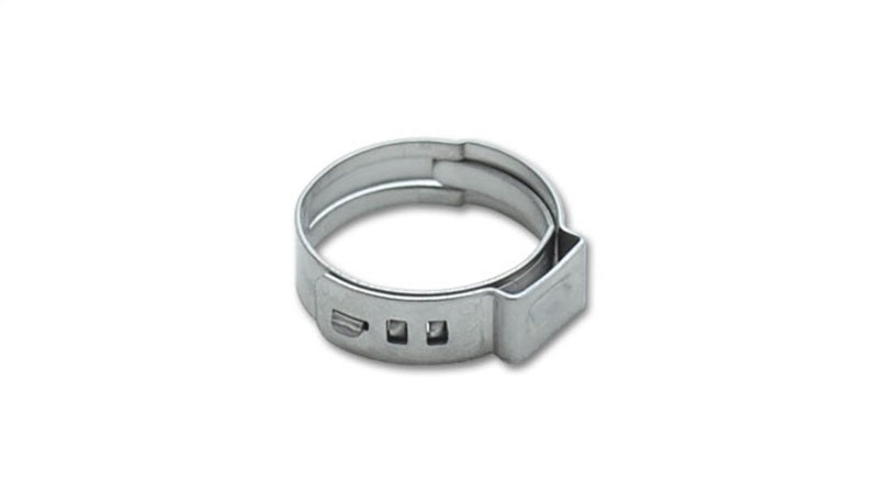 Vibrant One Ear Stepless Pinch Clamps 17.8-21.0mm clamping range (Pack of 10) SS 7mm band width-thumbmail-2